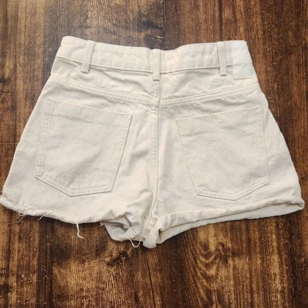 Zara high waist cutoff shorts